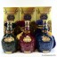 Chivas Royal Salute 21 Year Old Ruby Flagon, Emerald Flagon & Sapphire Flagon