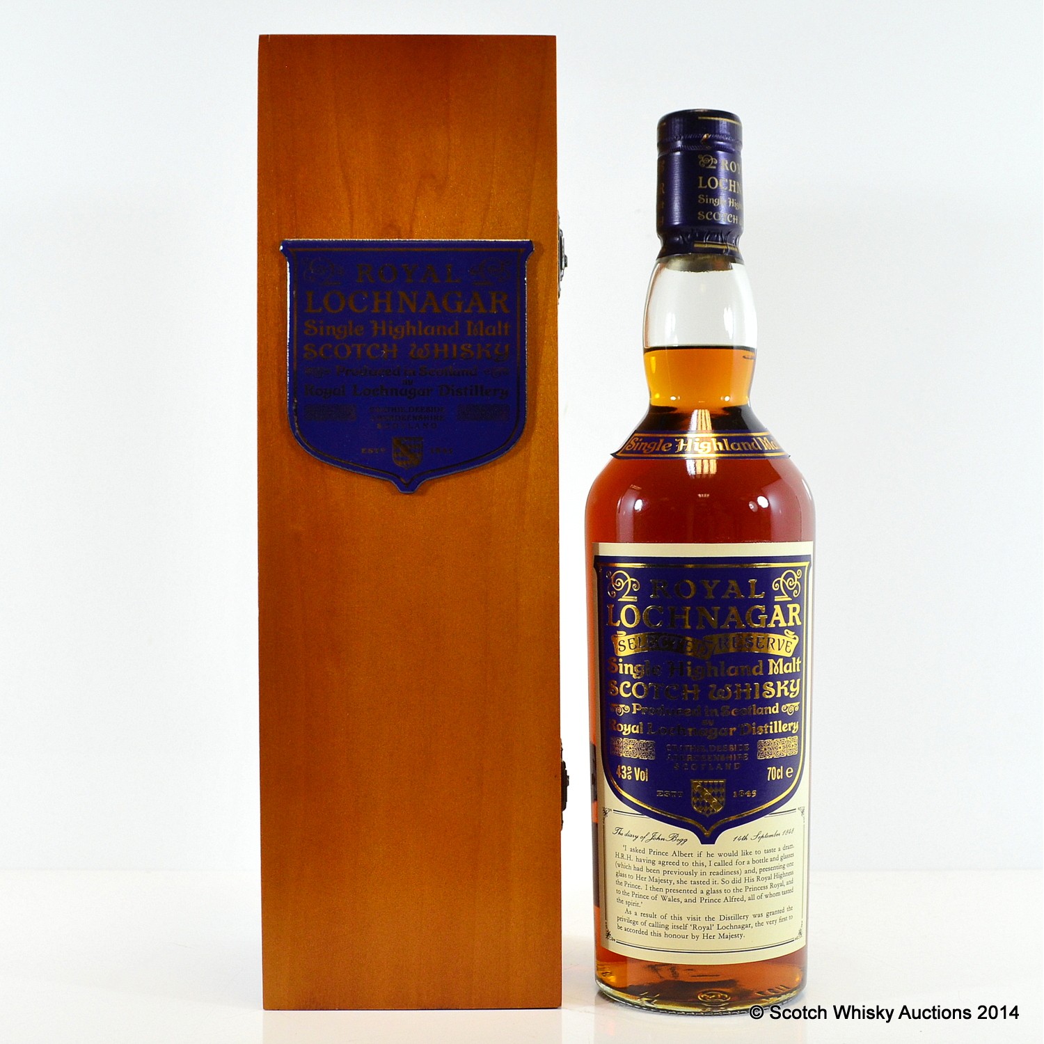 Royal Lochnagar Selected Reserve The 39th Auction Scotch Whisky