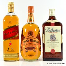 Ballantine S Finest Grand Macnish Johnnie Walker Red Label 3 X