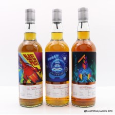 WHISKY SHOW 10TH ANNIVERSARY SET BEN NEVIS  LEDAIG   INVERGORDON 3 X 70CL