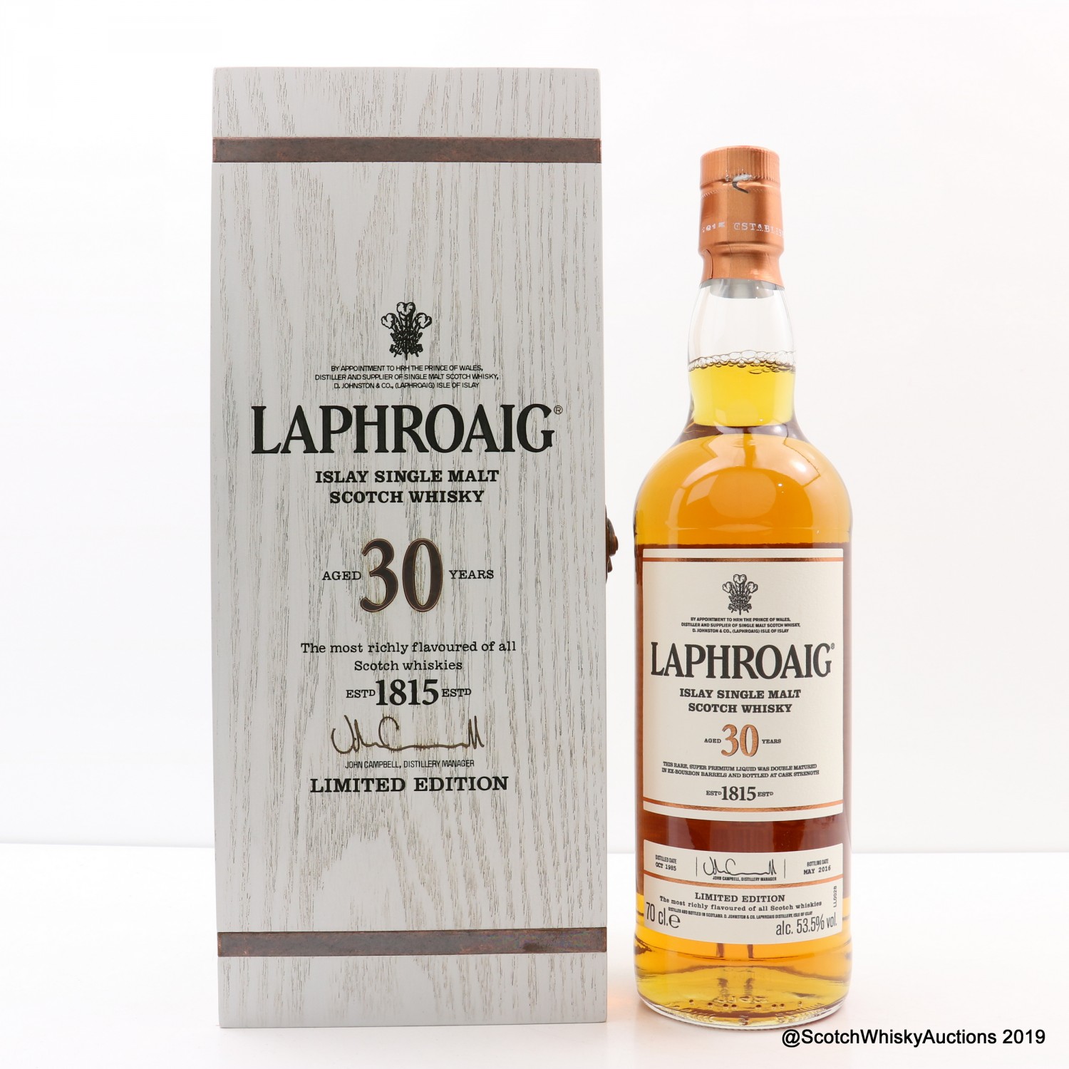 Laphroaig 1985 30 Year Old The 94th Auction Scotch Whisky Auctions