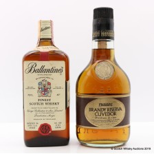 FABBRI BRANDY RISERVA CUVEDOR 75CL   BALLANTINE S FINEST 75CL