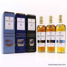 Macallan 12 Fine Oak Sherry Oak Double Cask Limited Edition 3x 70cl