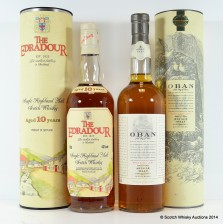 EDRADOUR 10 YEAR OLD OLD STYLE   OBAN 14 YEAR OLD