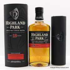 Highland Park 18 Signed Bottle With Certificate