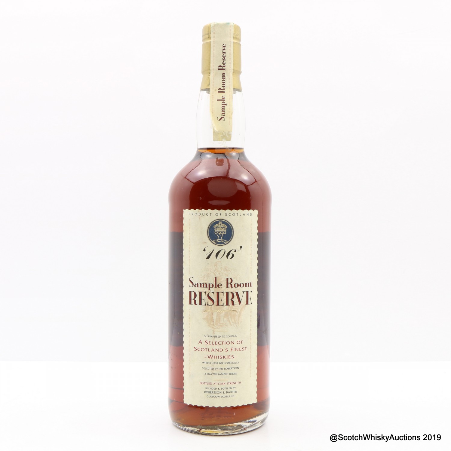 Sample Room Reserve '106' The 95th Auction Scotch Whisky Auctions
