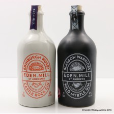 Eden Mill Castle Rock Edinburgh Rugby Gin Eden Mill Wild Myrtle Gin Glasgow Rugby 2 X 50cl
