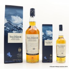 Talisker 10 With Matching 20cl Bottle