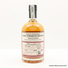 STRATHISLA 1993 14 YEAR OLD CHIVAS BROTHERS CASK STRENGTH EDITION 50CL