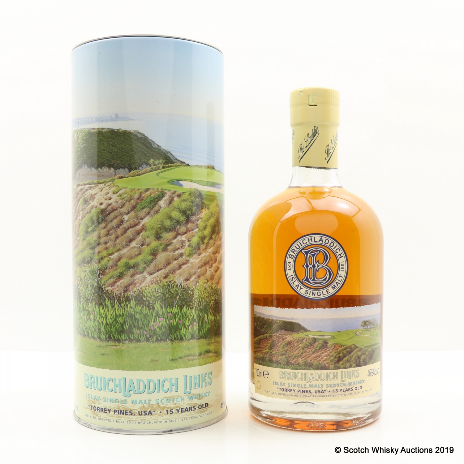 Bruichladdich Links Torrey Pines USA 15 Year Old The 95th Auction