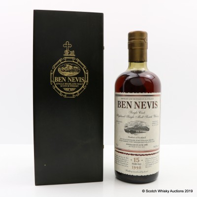 Ben Nevis 1998 15 Year Old Single Cask #587