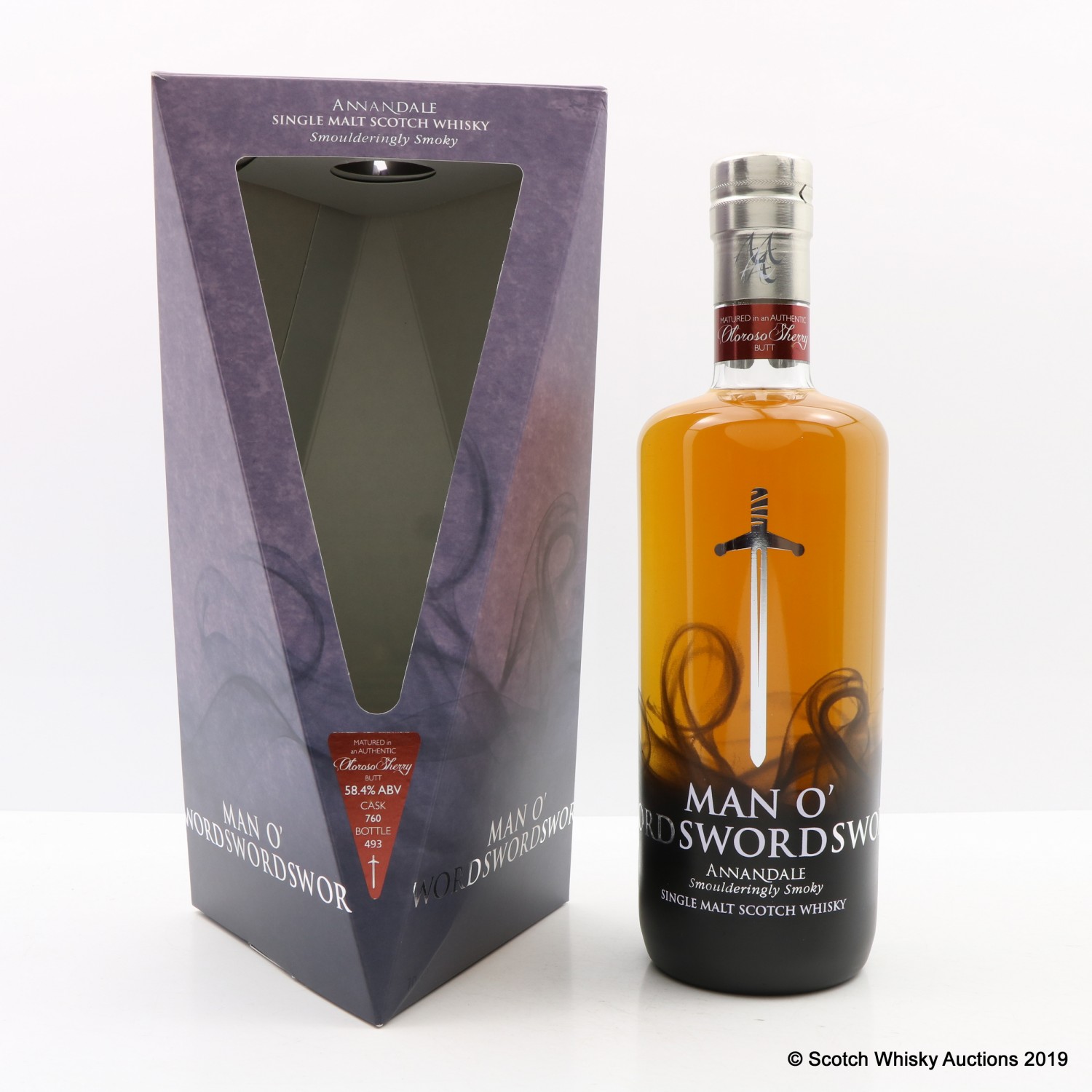 Annandale Man O' Swords Sherry Cask 760 The 95th Auction Scotch Whisky Auctions