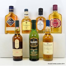 Assorted Malts 7 X 20cl Including Lagavulin 16