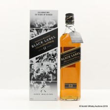 JOHNNIE WALKER 12 YEAR OLD BLACK LABEL DIAGEO 20TH ANNIVERSARY