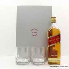 Johnnie Walker Red Label Diageo Hurlford 40 Years Set