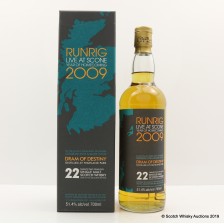 HIGHLAND PARK 22 YEAR OLD RUNRIG LIVE AT SCONE DRAM OF DESTINY