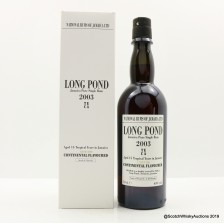 LONG POND 2003 15 YEAR OLD CONTINENTAL FLAVOURED NATIONAL RUMS OF JAMAICA