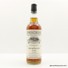 Springbank 1997 10 Private Bottling For Alkmaar Ben Nevis Club