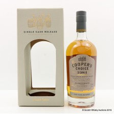 INVERGORDON 1984 30 YEAR OLD CASK STRENGTH COOPER S CHOICE