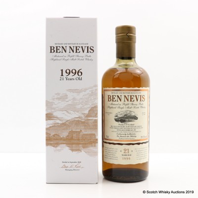 Ben Nevis 1996 21 Year Old for La Maison Du Whisky