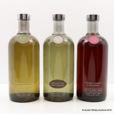 ABSOLUT SMOKEY TEA  HERBACEOUS LEMON   BITTER CHERRY VODKA BY NICK STRANGEWAY 3 X 70CL