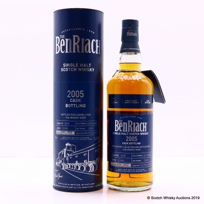 BenRiach 2005 12 Year Old Single Cask #5279 For The Whisky Shop