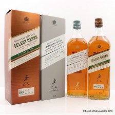 JOHNNIE WALKER BLENDERS  BATCH  2 RED RYE FINISH 1L   JOHNNIE WALKER SELECT CASKS 10 YEAR OLD RYE CASK FINISH 1L