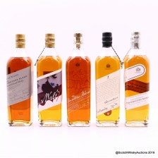 Johnnie Walker The Directors Blend Set 2009 2010 2011 2012 2013 5 X 70cl