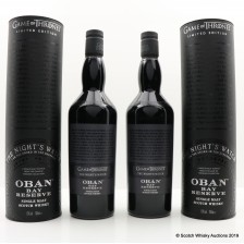 Oban Bay Reserve Game Of Thrones The Night S Watch 2 X 70cl