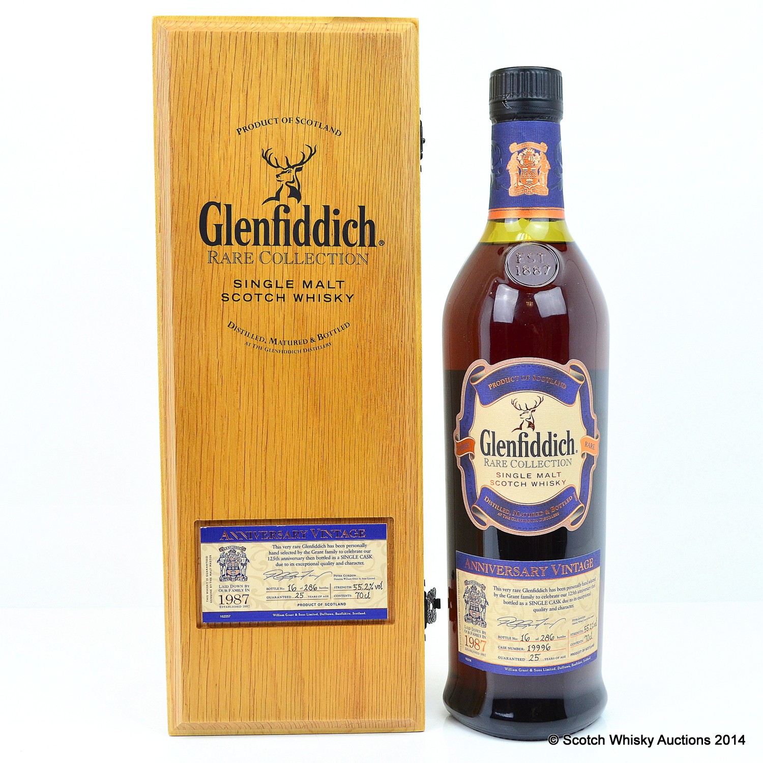 Glenfiddich Rare Collection 125th Anniversary Vintage 1987 The 41st