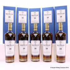 Macallan 18 Fine Oak 2018 Release 5 X 70cl