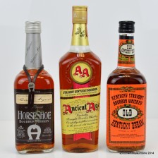 ANCIENT AGE STRAIGHT BOURBON  OLD KENTUCKY DREAM   HORSE SHOE STRAIGHT BOURBON