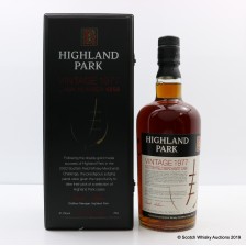 Highland Park Vintage 1977 Scottish Field Merchants Cask