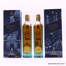 Johnnie Walker Blue Label Madrid Edition Johnnie Walker Blue Label Barcelona Edition 2 X 70cl