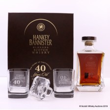 Hankey Bannister 40 Decanter Glasses Set