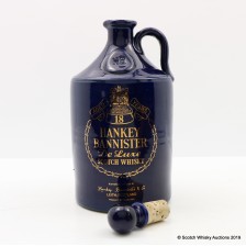 HANKEY BANNISTER 18 YEAR OLD SILVER JUBILEE CERAMIC DECANTER