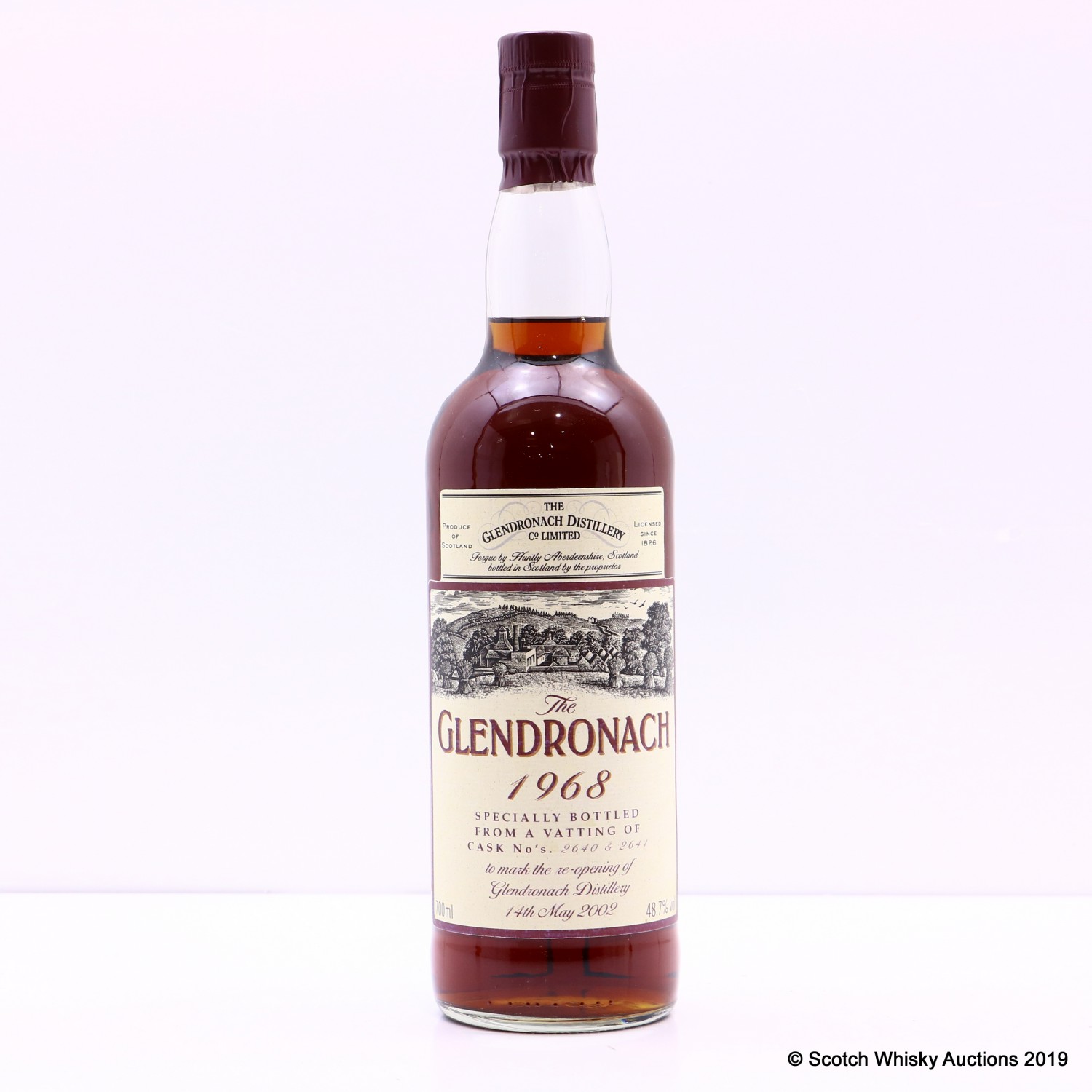 Glendronach 1968 Reopening of Distillery The 97th Auction Scotch Whisky Auctions