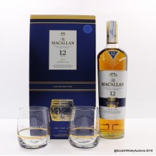 Macallan 12 Double Cask Glasses Limited Edition Gift Set