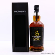 SPRINGBANK VINTAGE 1996 SINGLE CASK 264 FOR MILANO WHISKY FESTIVAL
