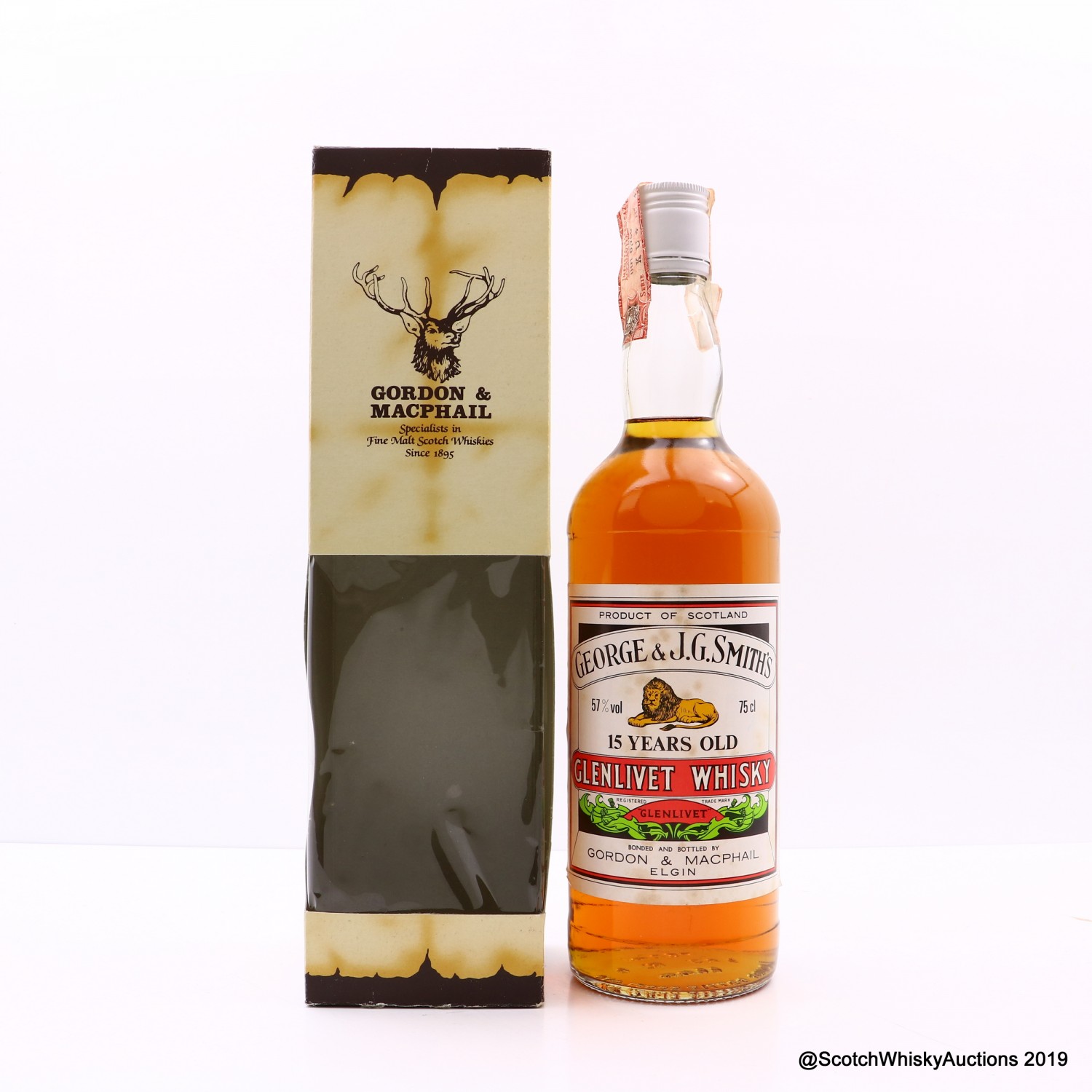 Glenlivet 15 Year Old Gordon & MacPhail 75cl The 98th Auction