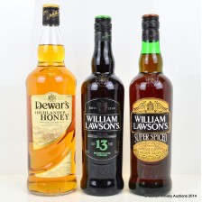 Dewar S Highlander Honey William Lawson S 13 Bourbon Finish William Lawson S Super Spiced