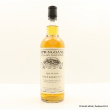 SPRINGBANK 2001 10 YEAR OLD PRIVATE CASK  91