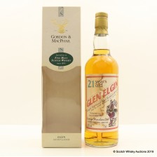 GLEN ELGIN 21 YEAR OLD FOR GEORGE STRACHAN LTD