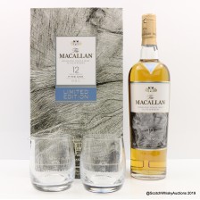 MACALLAN 12 YEAR OLD FINE OAK GLASSES LIMITED EDITION GIFT SET