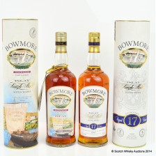 BOWMORE VOYAGE PORT CASK   BOWMORE 17 YEAR OLD