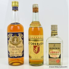 Jonge Bokma Jenever 50cl Reine Marie Eau De Vie Moldovian Brandy
