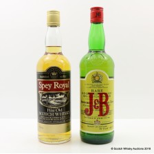 SPEY ROYAL BLEND AND J   B RARE 2 X 75CL