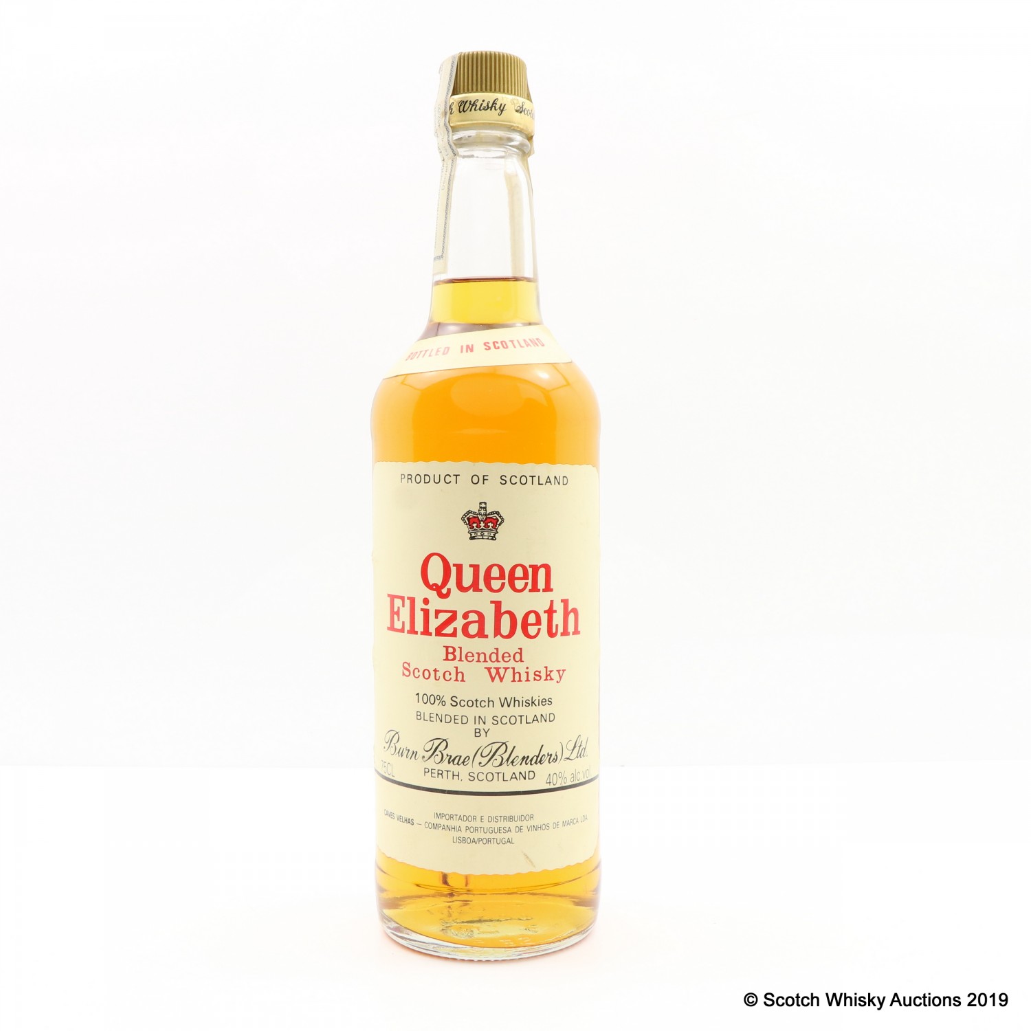 Queen Elizabeth Blended Scotch 75cl The 98th Auction Scotch Whisky