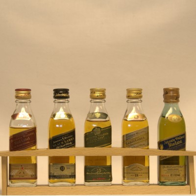 Johnnie Walker Miniature Rack x 5 minis