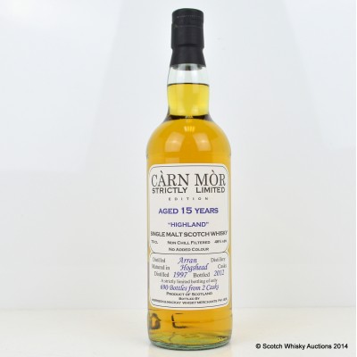 Arran 1997 15 Year Old Carn Mor